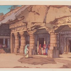 The Cave Templa at Ajanta
